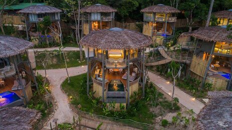 TreeHouse-Villas: Ein bezaubernderer Ort für eure kleine, stilvolle Hochzeit