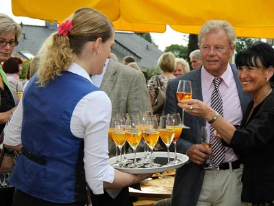 Hotel Restaurant Leugermann in Ibbenbüren - Sektempfang